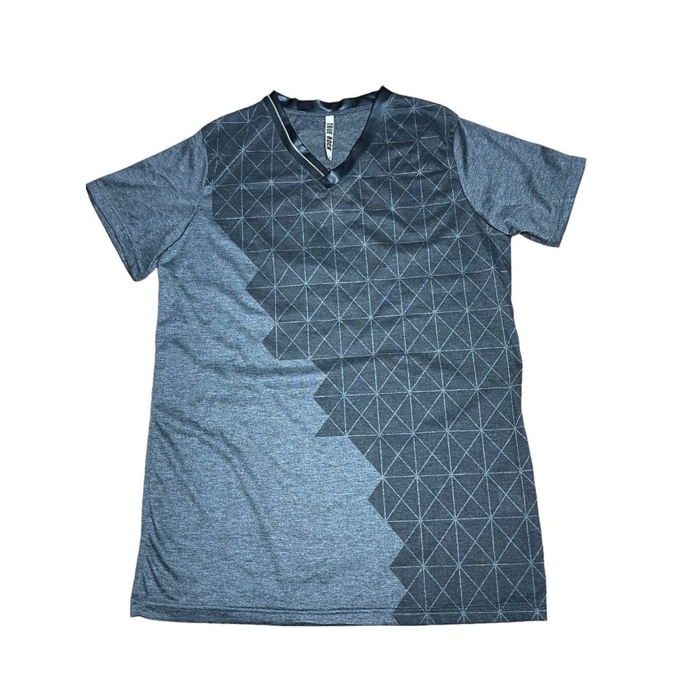 TRUE ROCK.Men Black and Grey‎ T-Shirt size M